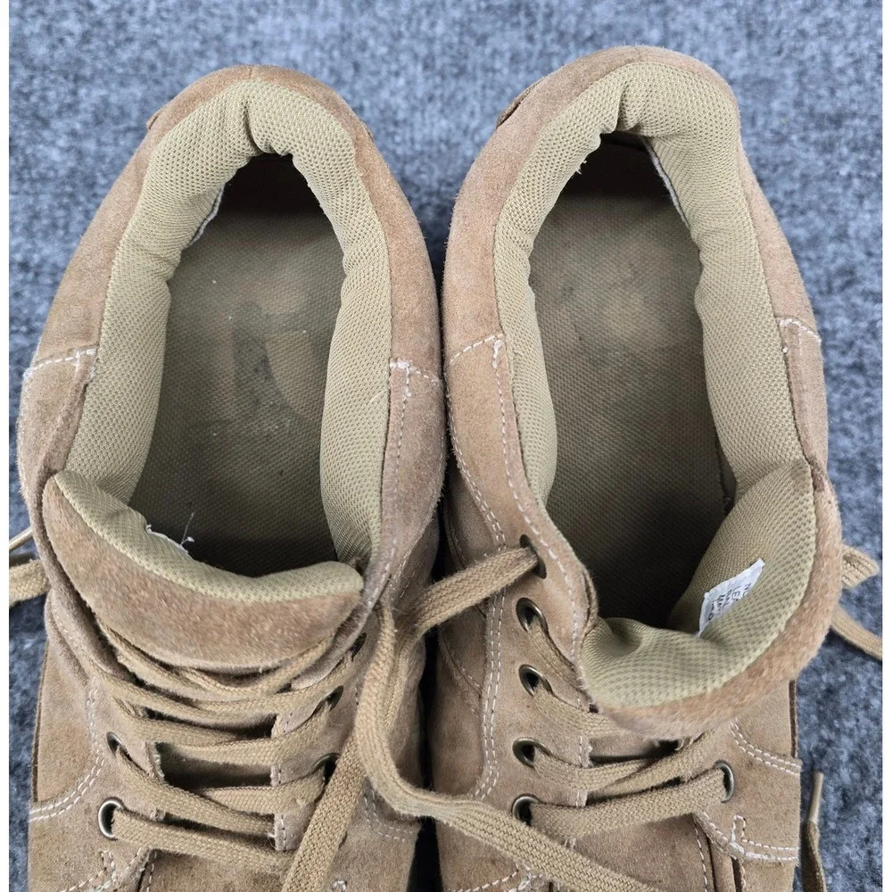 Vintage Report Nora Platform Sneakers Womens 8.5 Tan Suede Y2K Chunky Grunge